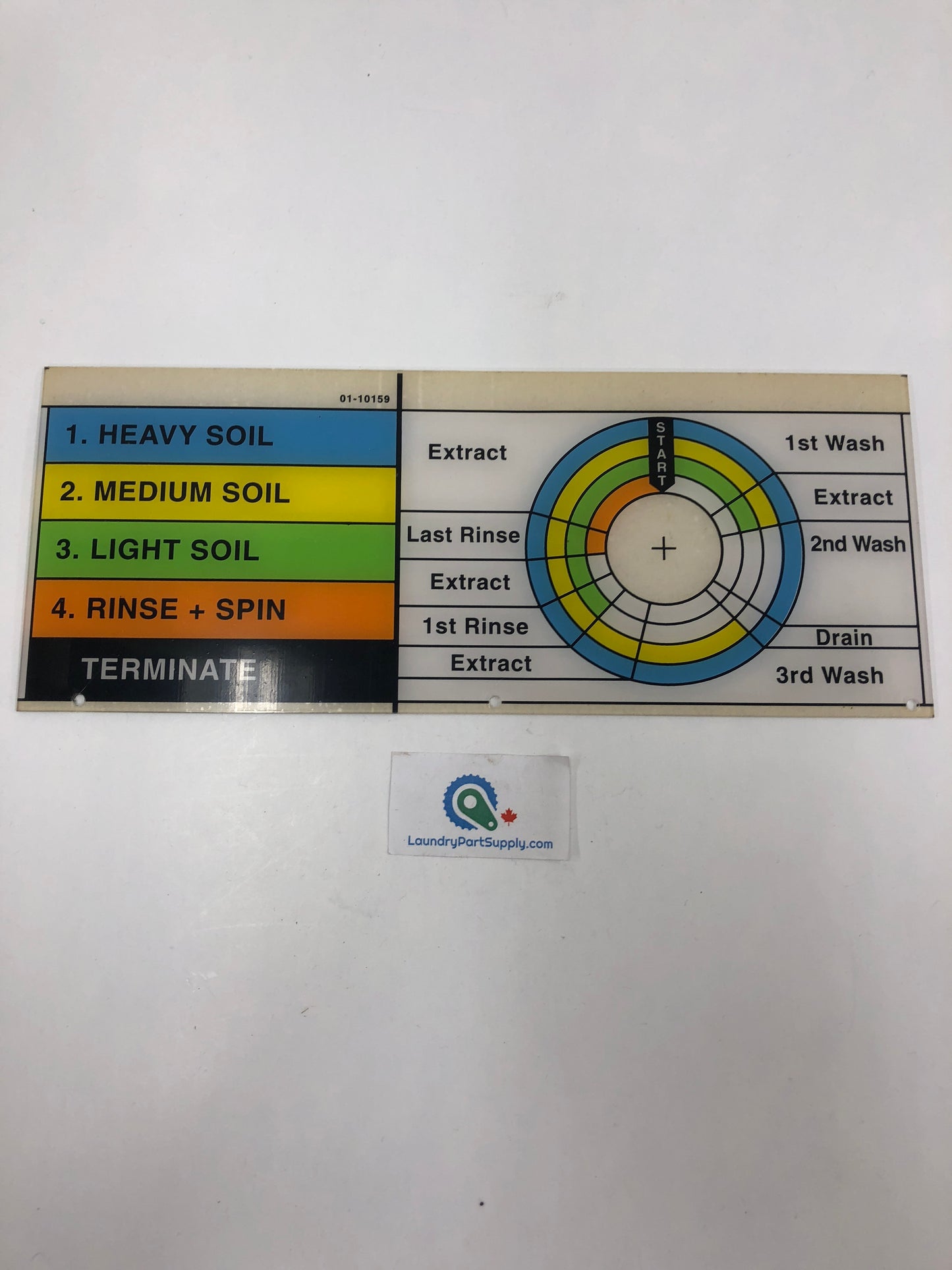 DECAL INSTPLATE VINYL-STD